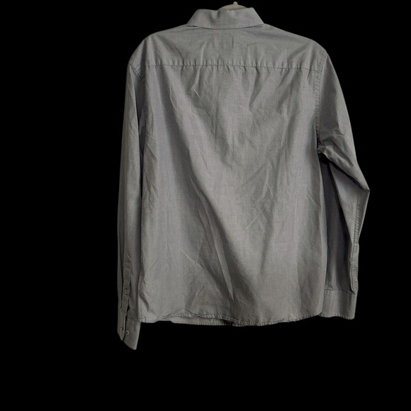 UNTUCKit Monterina Gray Button Down Shirt Men's Large Long Sleeve Casual - Picture 3 of 12